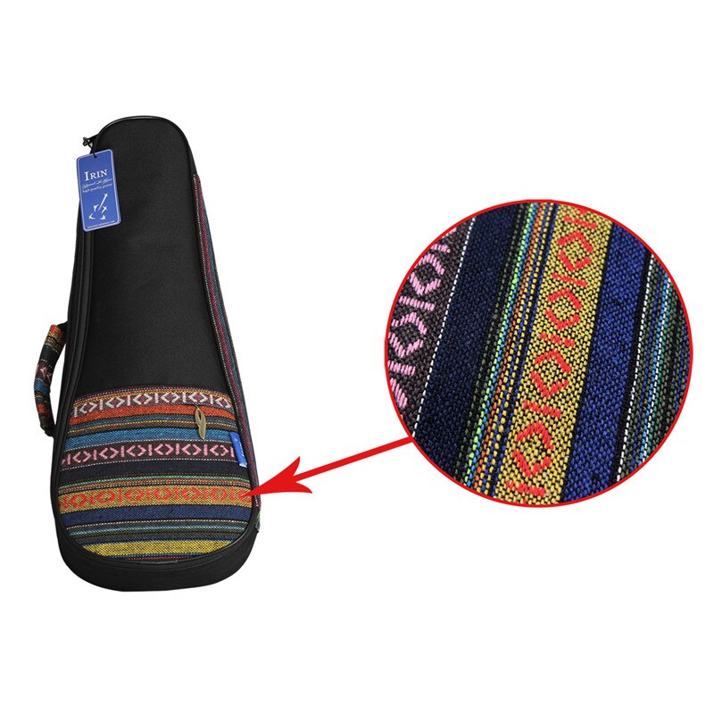 21 Inch Portable Cotton Nylon Padded Bass Guitar Gig Bag Ukulele Case Box Guitarra Cover Backpack With Double Strap