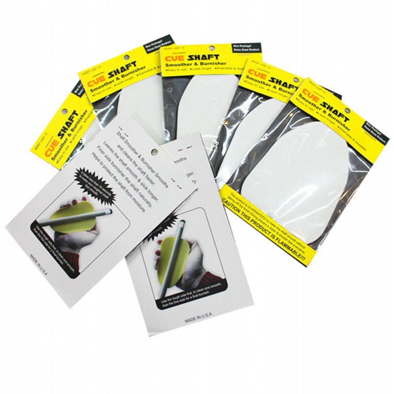 Cue Shaft Smooth&Burniser White sheet clean the pool cue billiards