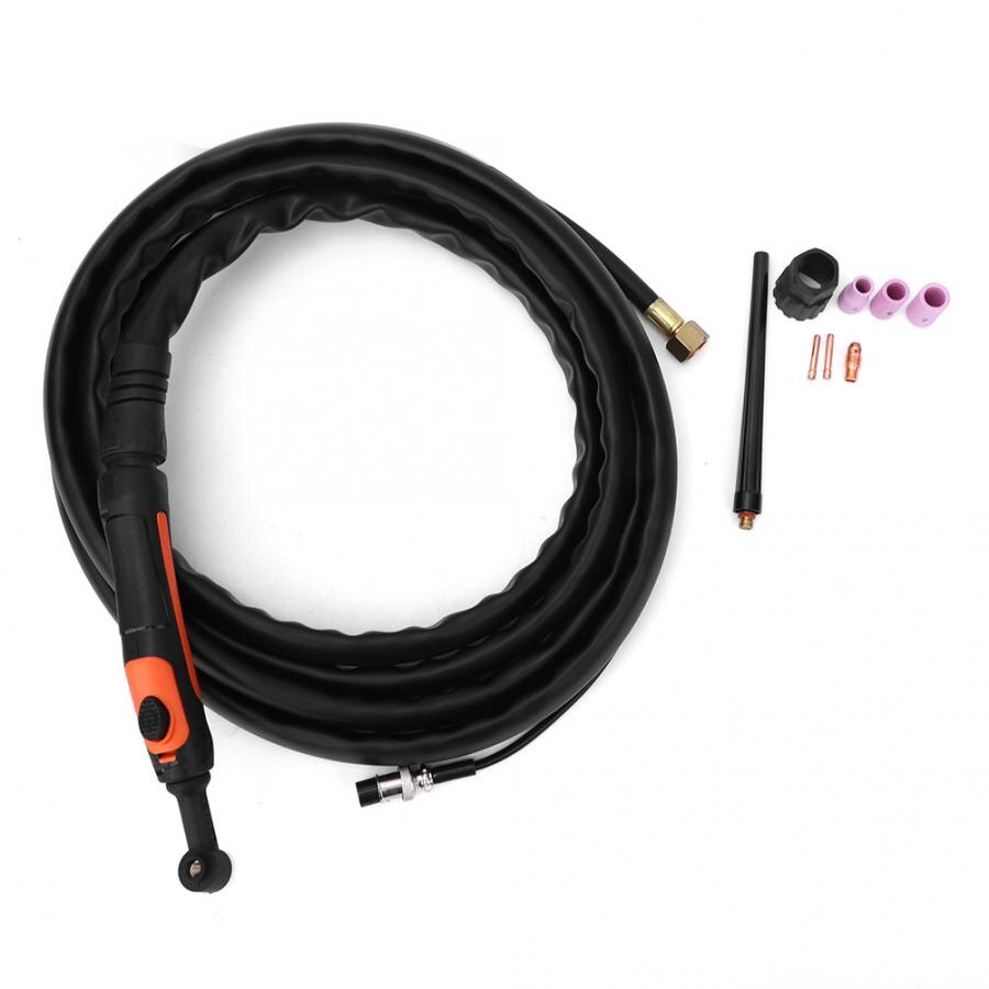 Kit de antorcha de soldadura TIG 0,5-1,6mm varilla de tungsteno M16x1.5 interfaz de aire con equipo de soldadura de Cable de 4m: type1