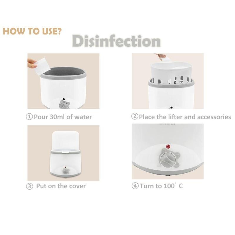 24 Hours Constant Temperature Baby Double Bottle Milk Warmer Sterilizer