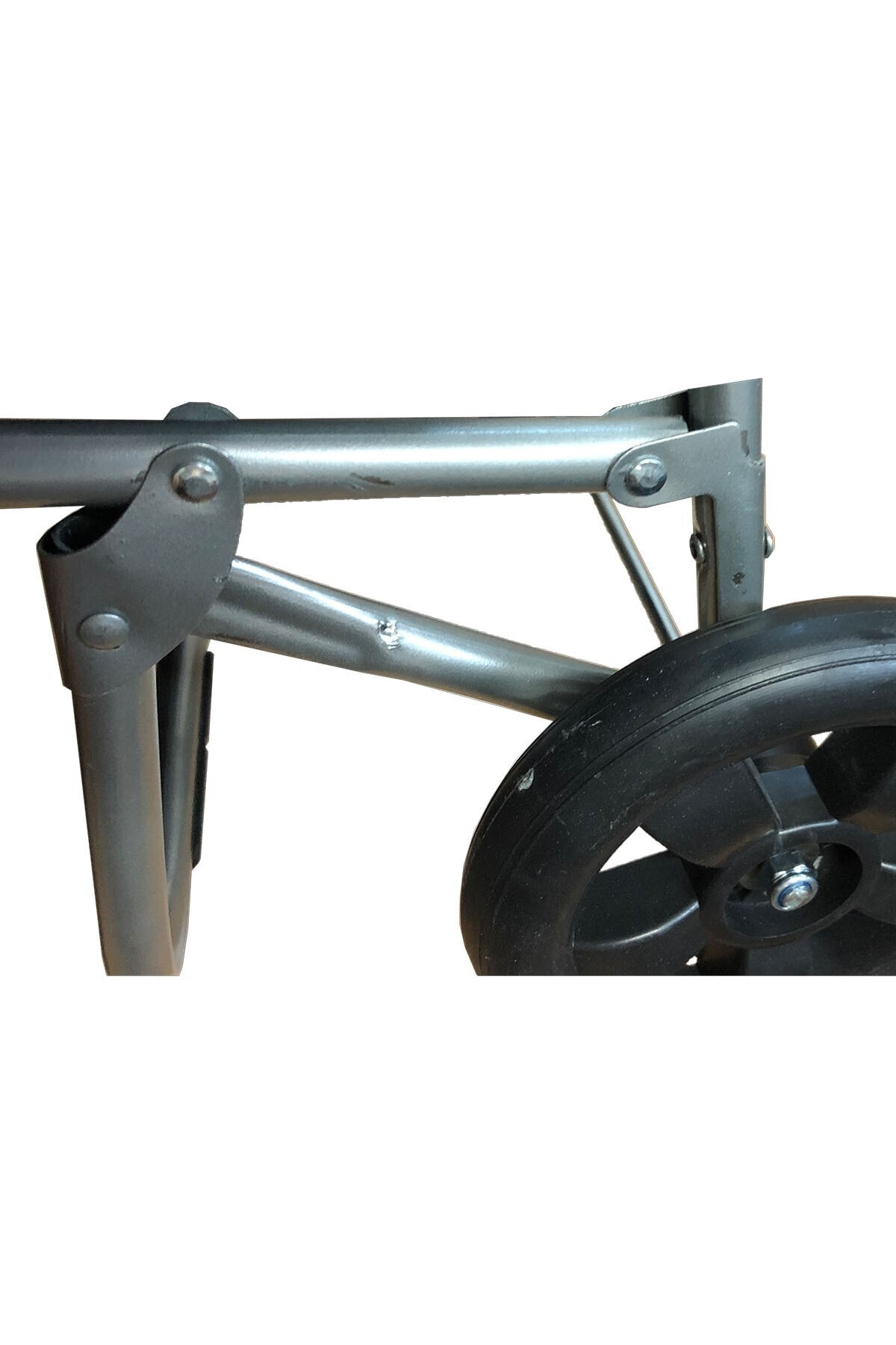 Black Bag Market Cart Folding Shopping Trolley