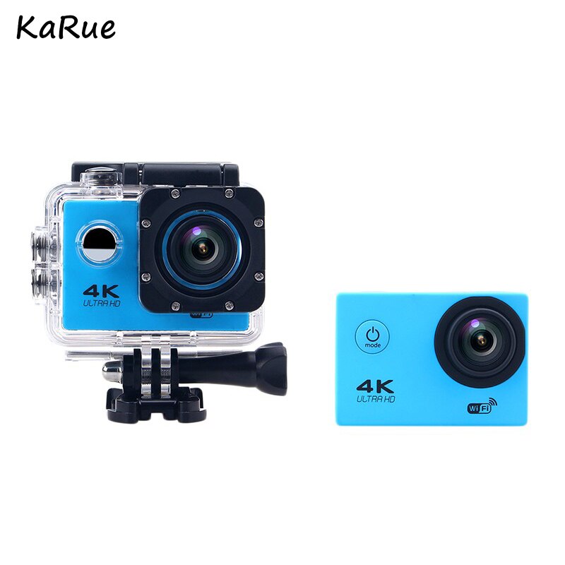 KaRue F60/F60R Action Camera Underwater Ultra HD 4K WiFi 30M Outdoor Sports Camera 2.0" LCD 1080p 60fps Camera Free S