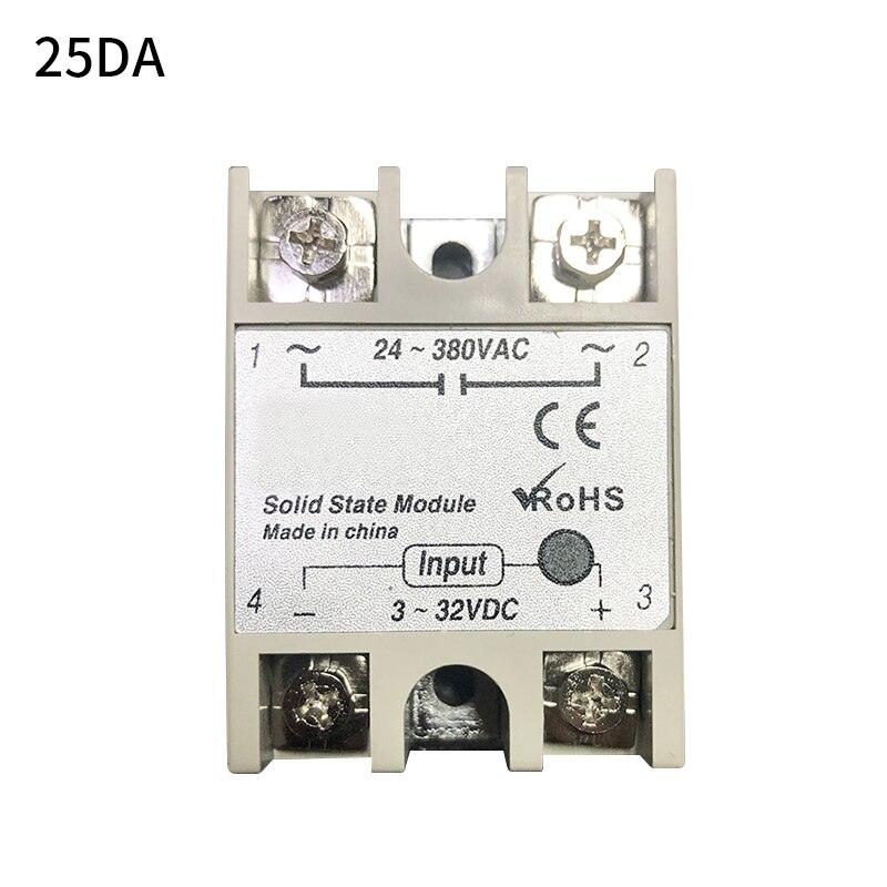 REX-C100 Digital PID Temperature Controller Thermostat SSR output + Max.40A SSR Relay + K Thermocouple Probe RKC: 25DA Relay