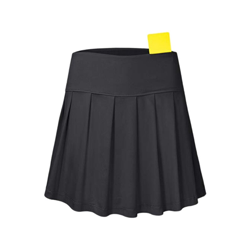 Kvindelige tennis nederdele plisseret atletisk golfskorts med bulit-in shorts passer til yoga fitness: Xl
