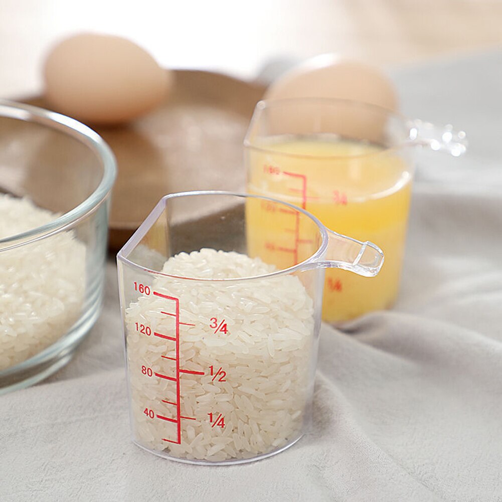 160ml riisin mittakuppia lasi keittoasteikolla riisin mittaustyökalut leivontakahva tarvikkeet ruoanlaiton apuväline