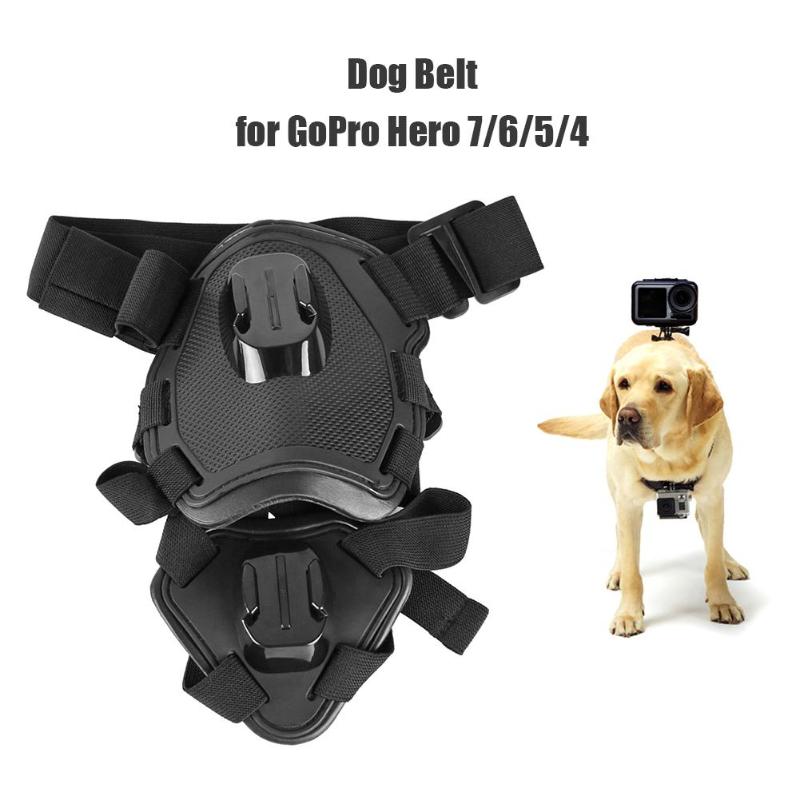 Arnés ajustable para perros, correa de pecho para cámara GoPro Hero 7 5 6 4 Session para GoPro Hero 7 6 5 4 Xiaoyi Cámara deportiva