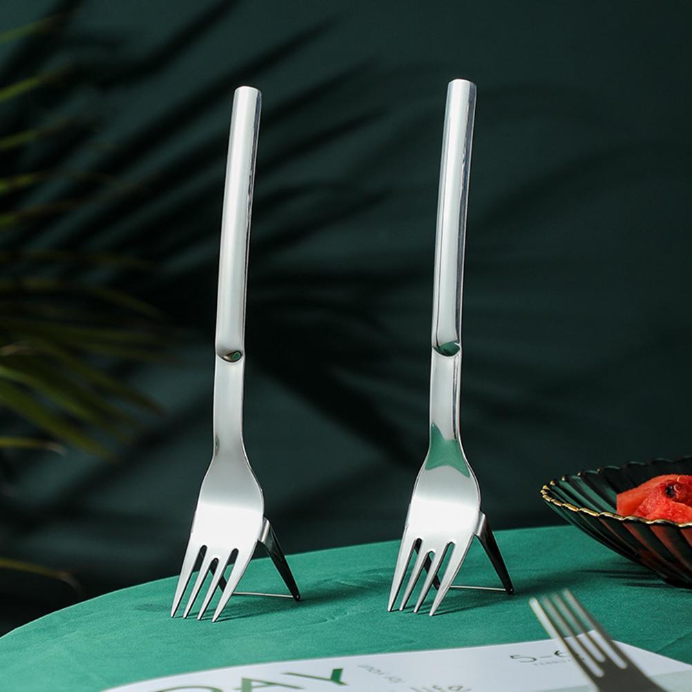 Multi-purpose 2-in-1 Watermelon Fork Slicer Watermelon Fruit Cutting Fork Pieces Tableware Fork