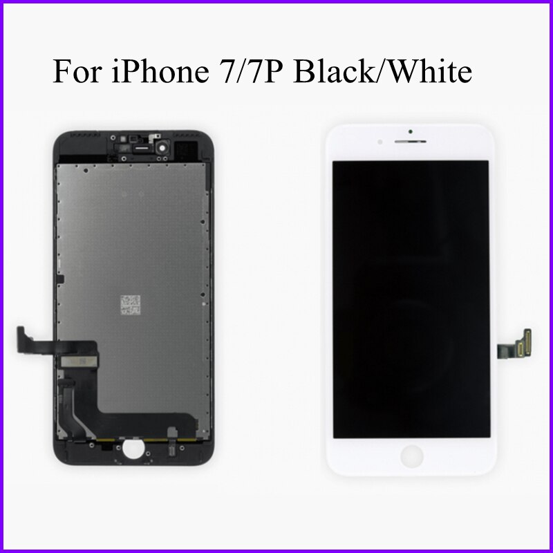Pantalla LCD AAA +++ para iPhone 6, 6S, 7, 8 Plus, montaje de digitalizador con pantalla táctil, LCD de repuesto para iPhone 5, sin píxeles muertos, 5S