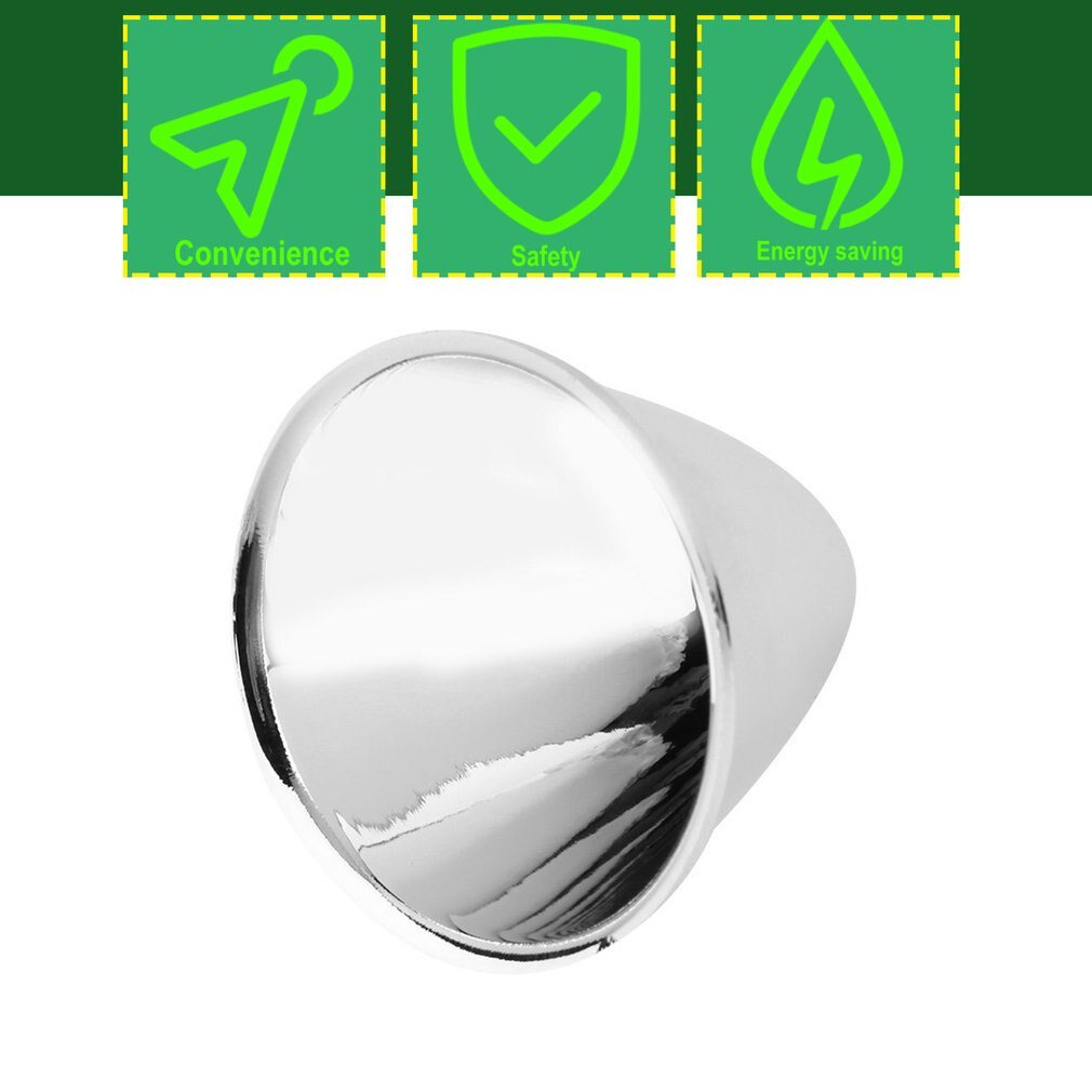 1 Uds LED Reflector taza de alta potencia para Cree XR-C/XR-E/XM-L Q5 T6 5 grados LED linterna chapado de plástico Reflector taza
