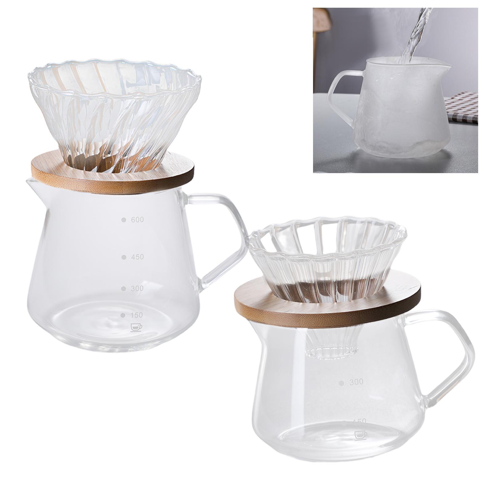 Coffee Dripper Pour Over Coffee Pot Hand Brewing Pots Coffee Filter Cup Coffee Kettle Dripper Stand Coffee Maker Set