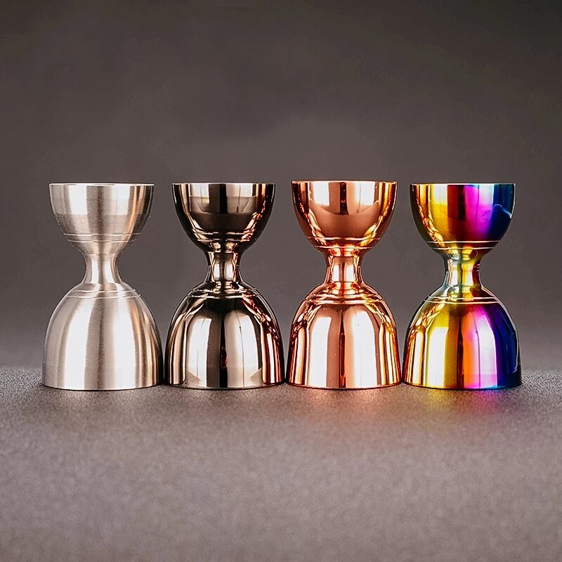 30/60ml Measuring Cup Tools Bar Measure Cocktail Jigger Slim Waist Cocktail Jigger Elegance and Practicality Barware