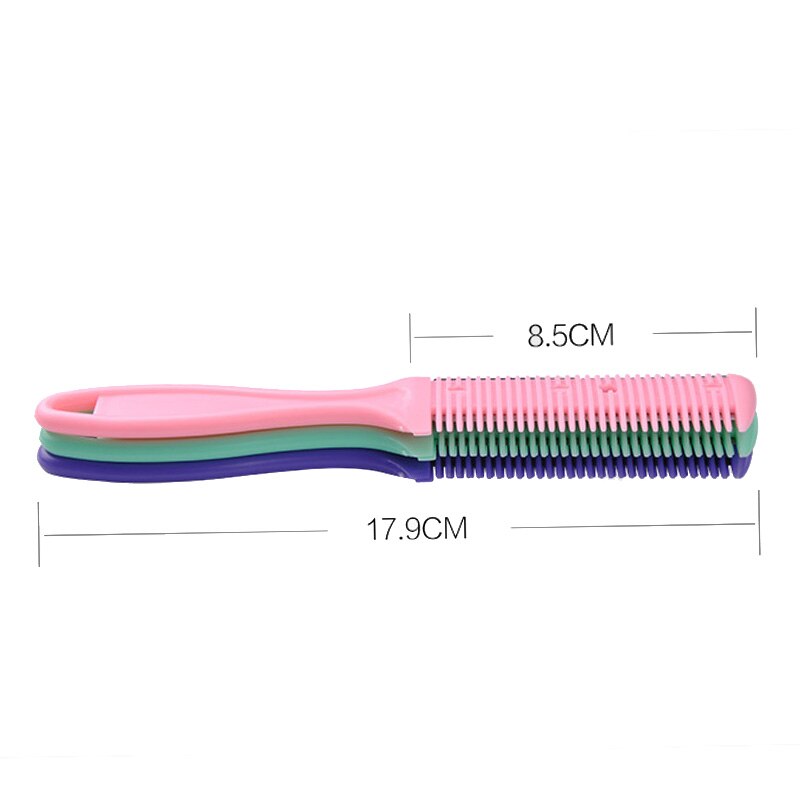 1pcs Double Sides Hair Razor Comb Cutter Cutting Thinning Shaper Haircut Grooming Men Women Hair Trimmer Styling Tool