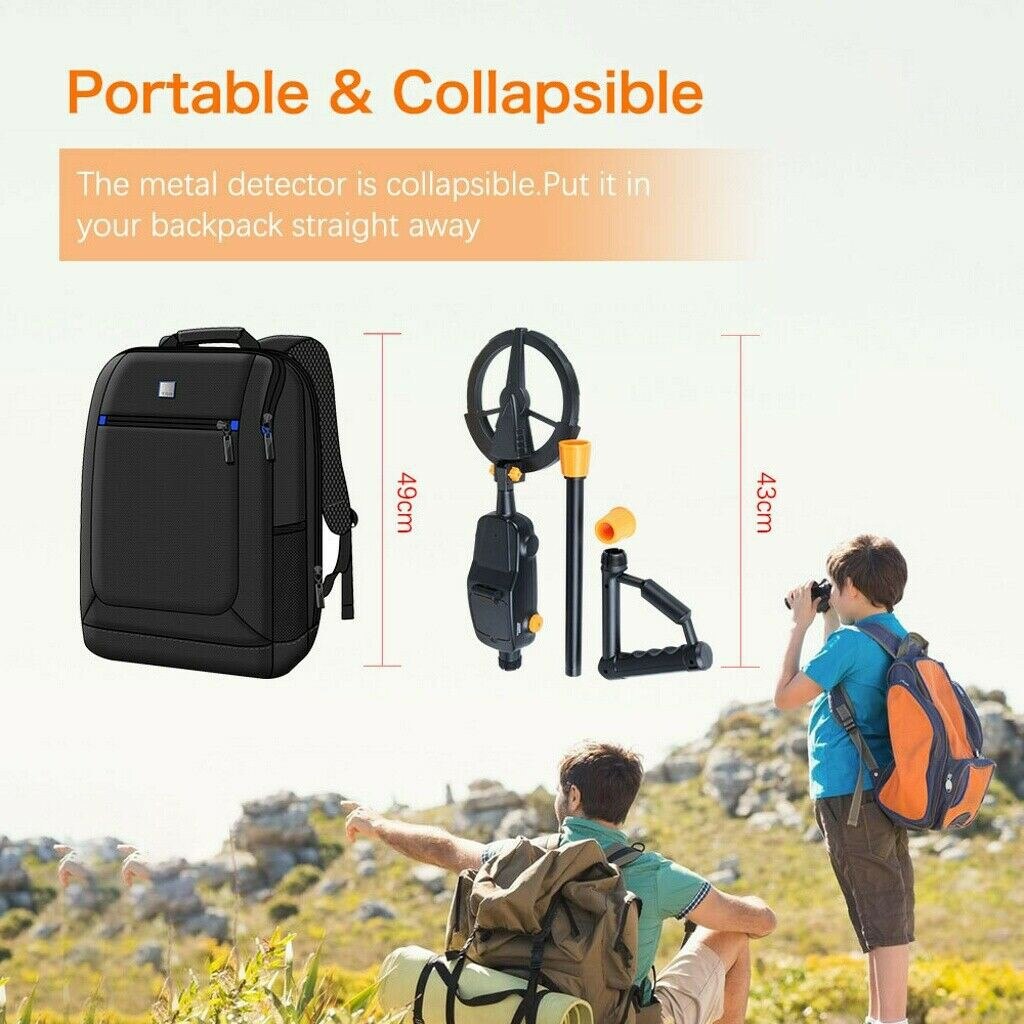 Metal Detector Waterproof Gold Detectors Lcd Treasure Hunter Detector Gold Digger Sensitive Search Coil#g30