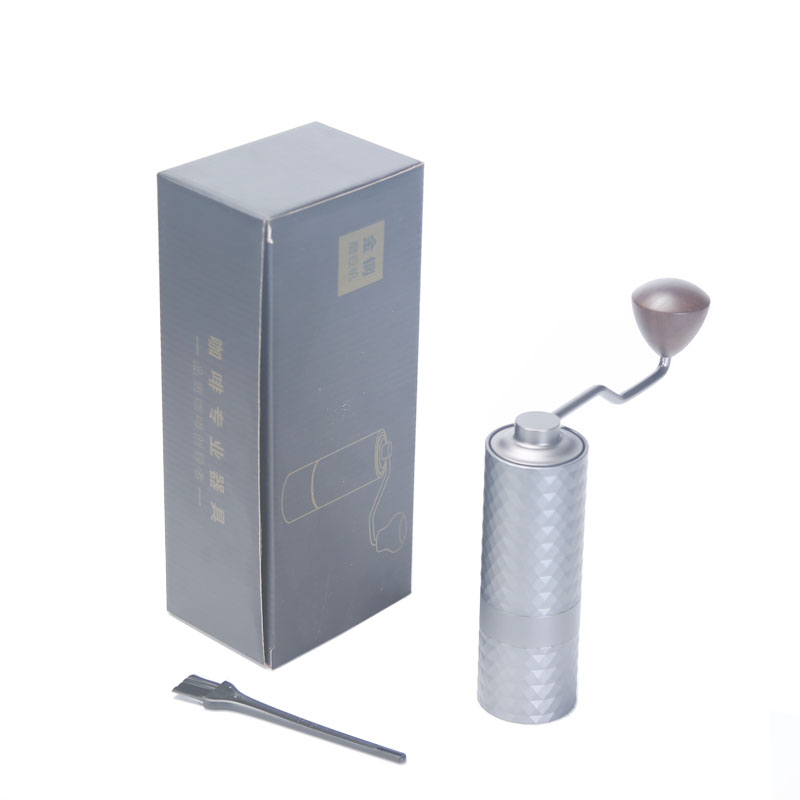 Upgrade handmatige koffiemolen CNC professioneel roestvrij staal diamant verstelbaar handmatig braam koffiebonen malen