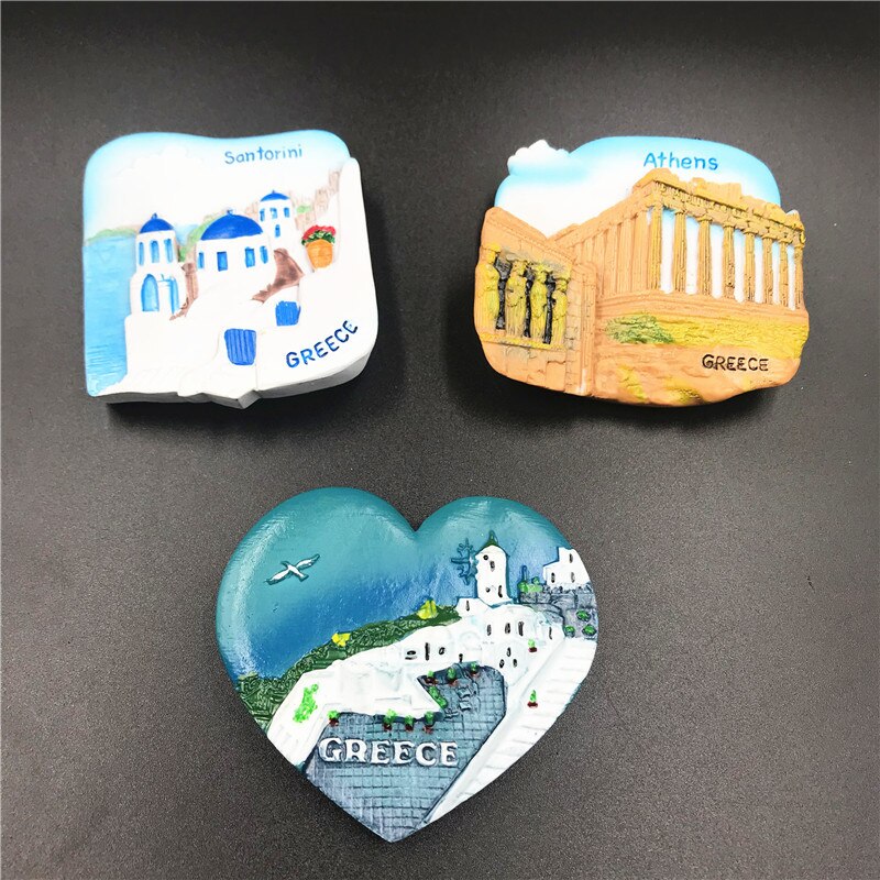 MUYU Magnet Magnete da Frigorifero con Monemvasia Laconia Grecia, Souvenir da Turista, Idea Regalo per casa e Cucina