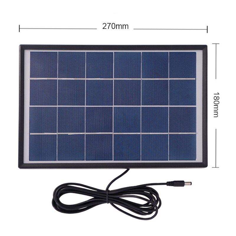 SUNYIMA 6V 6W Polykristallijne Zonnecellen Zonnepaneel Battery Charger Voor Caravan Boot Power Toegepast op DC LED lichten batterij