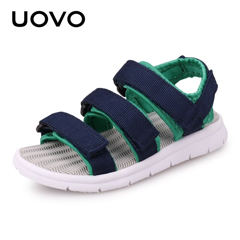 UOVO-Sandálias de praia para crianças pequenas, meninos e meninas, calçados infantis, sapatos de verão, tamanho Eur #25-37, novo