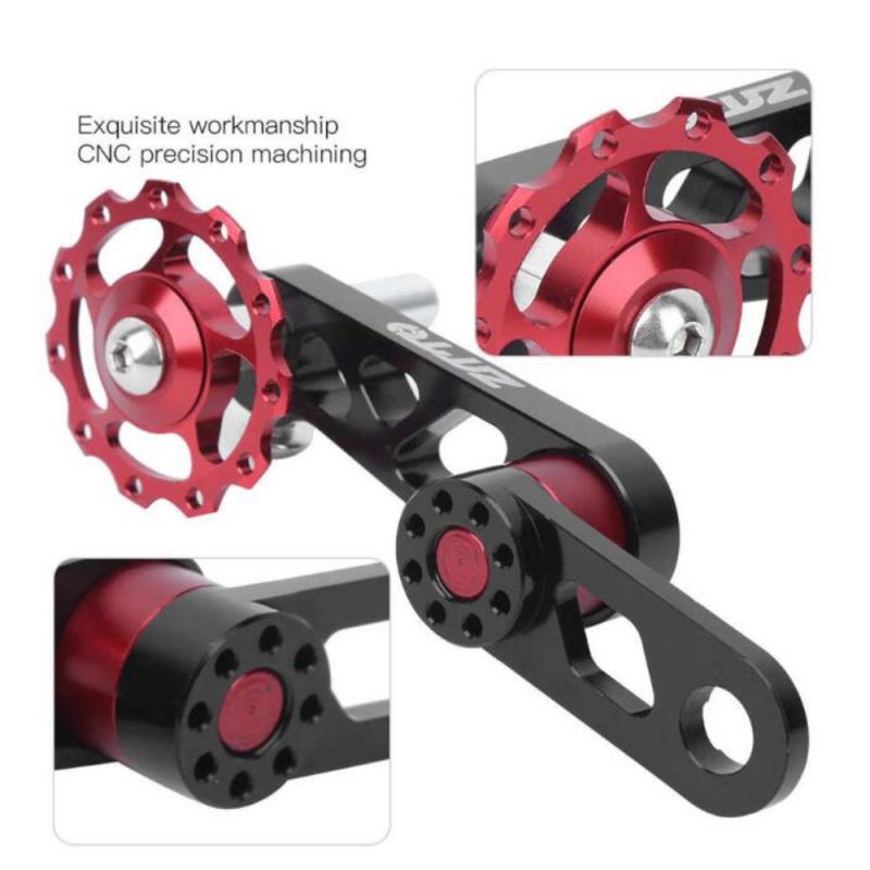 Folding Bike Chainring Tensioner Rear Derailleur Chain Guide Pulley For Oval Tooth Plate Wheel Chain Xipper Bike Parts