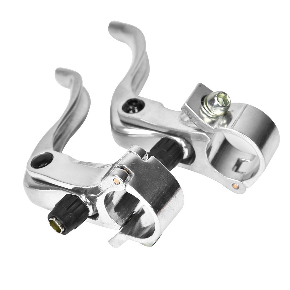 1 par 24mm letvægts aluminiumslegering cykelbremsehåndtag fast gear cykelbremsehåndtag clips cykelbremsedele