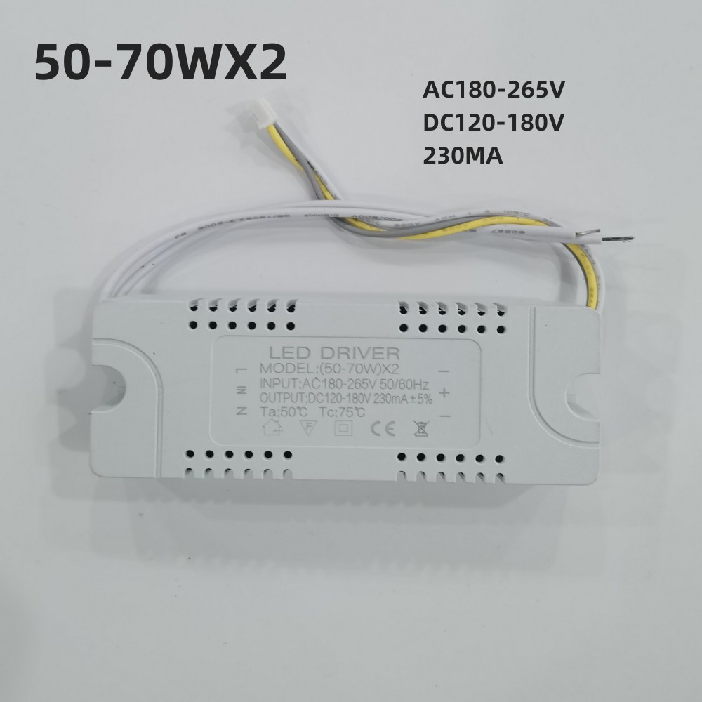LED Driver 280mA 12-24W 25-40W 36-50W 50-70W Voeding Adapter Verlichting Transformers Verlichting Transformator: Bruin
