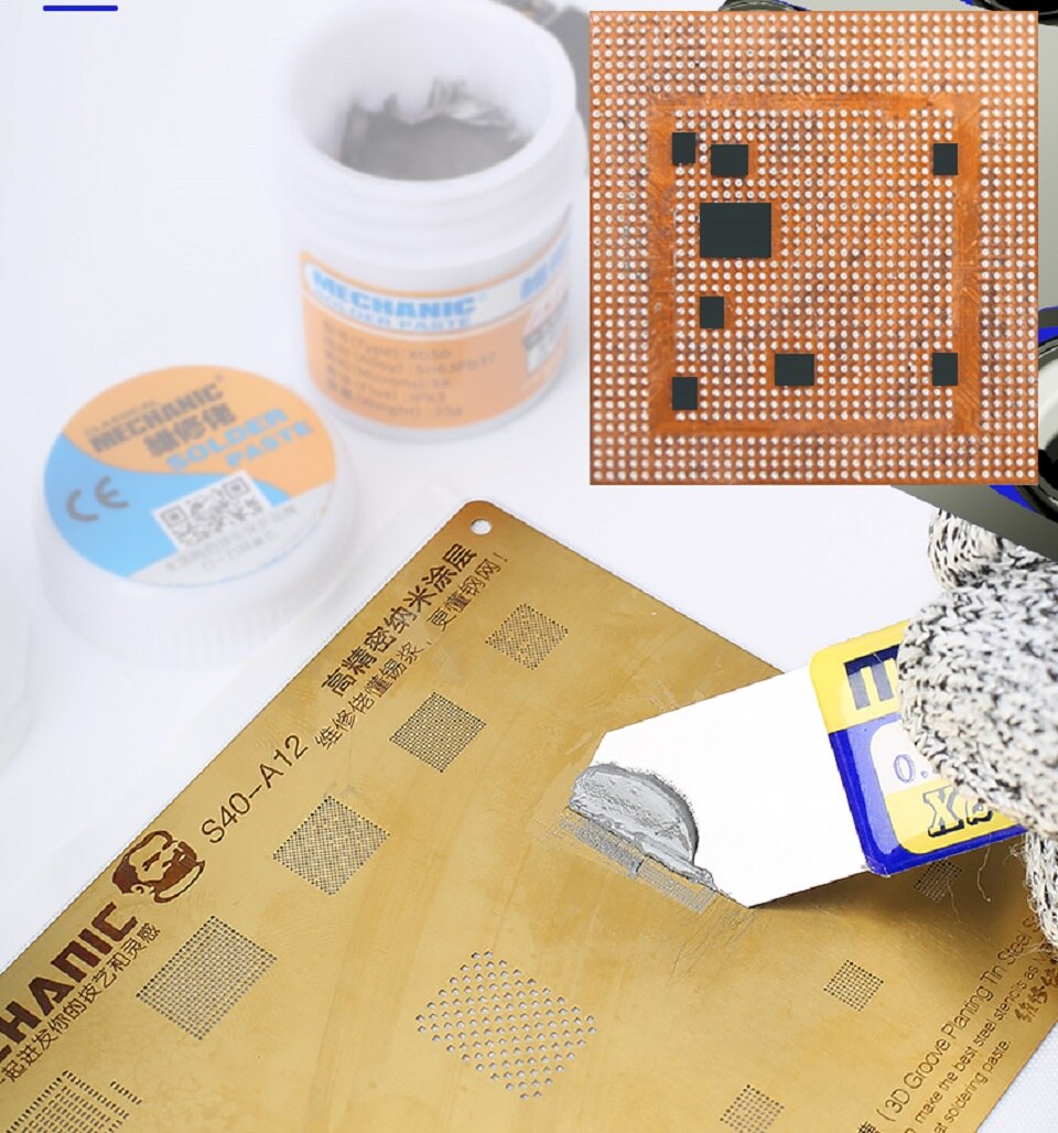 EBRT solder paste flux paste XGSP30 XGSP40 XGSP50 XGSP80 Mobile phone PCB repair medium temperature solder paste
