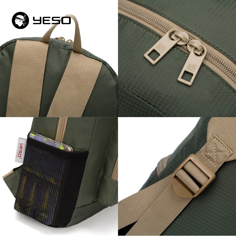 YESO Neue Männer Faltbare Rucksack Für Teenager Lässig Reise Rucksack Wasserdichte Tragbare Klapp Rucksack Frauen Nylon Taschen