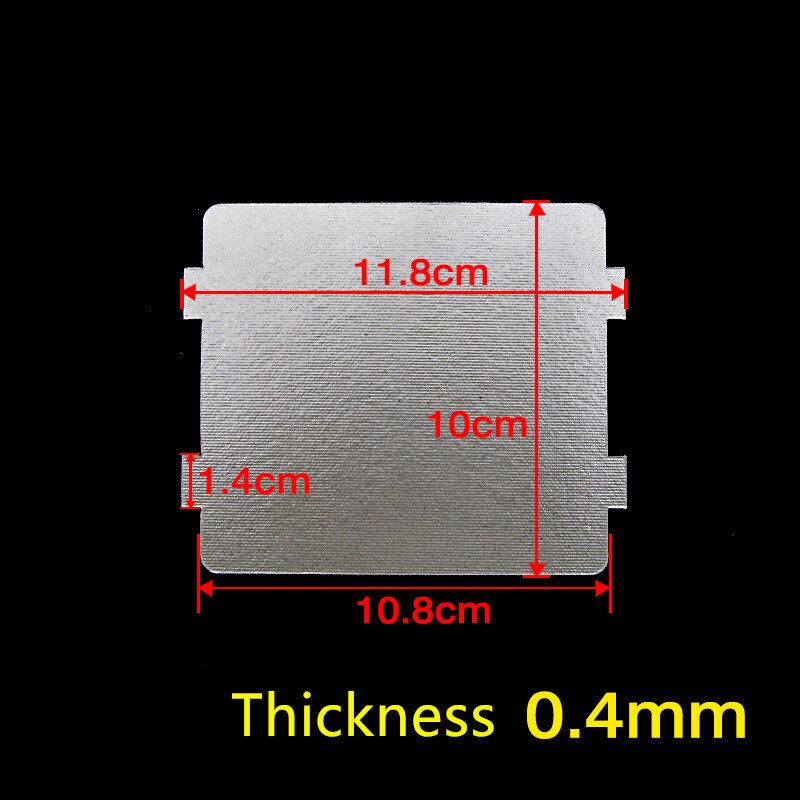 1pc 9.9cm*10.8cmcm Spare Parts Thickening Mica Plates Microwave Ovens Sheets for Galanz Midea Panasonic LG
