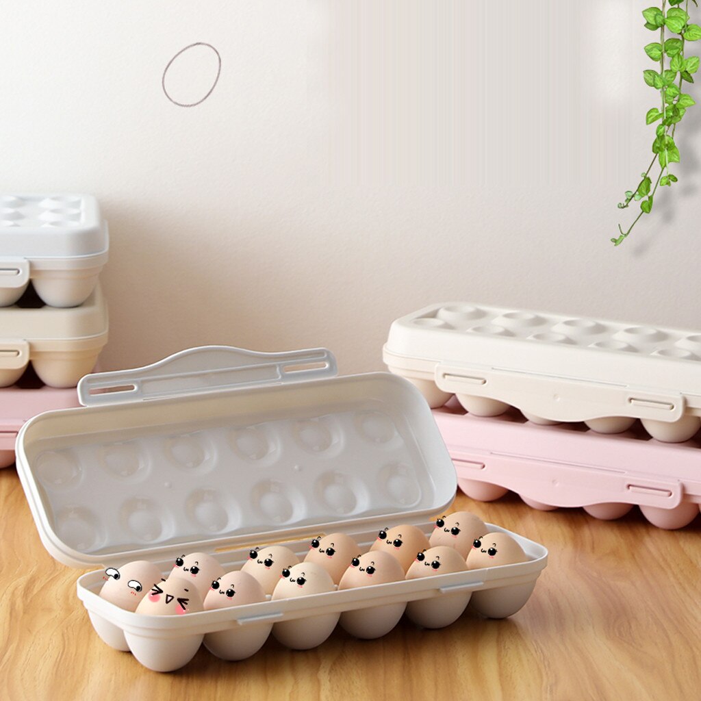 Egg Tray Holder Egg Storage Box Refrigerator Crisper Storage Container Home Storage Organization Box Kitchen Gadgets