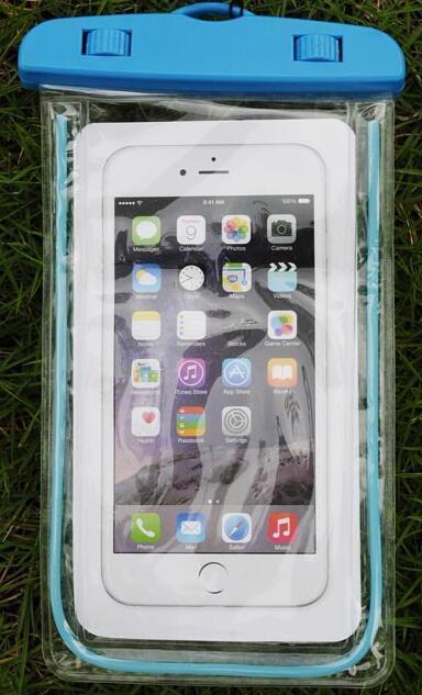 universell vanntett deksel til iphone 11 pro max 4s 5 5s se 6 6s 7 8 pluss x xs xr xs max deksel veskeveske vanntett coque: Blå