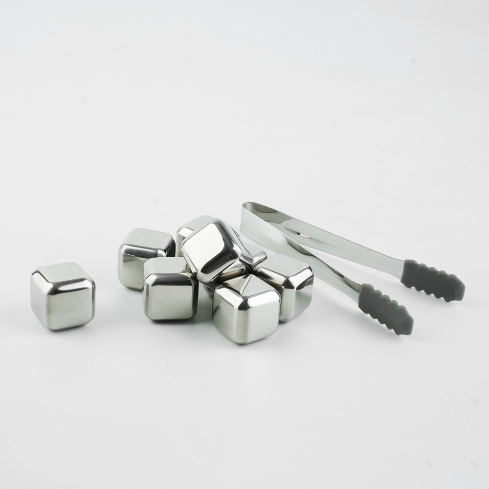 Ice Cube Metal For Cooling Drinks Beverage Cooling Water Cool Metallic Ice For Whiskey Kitchen Dishes