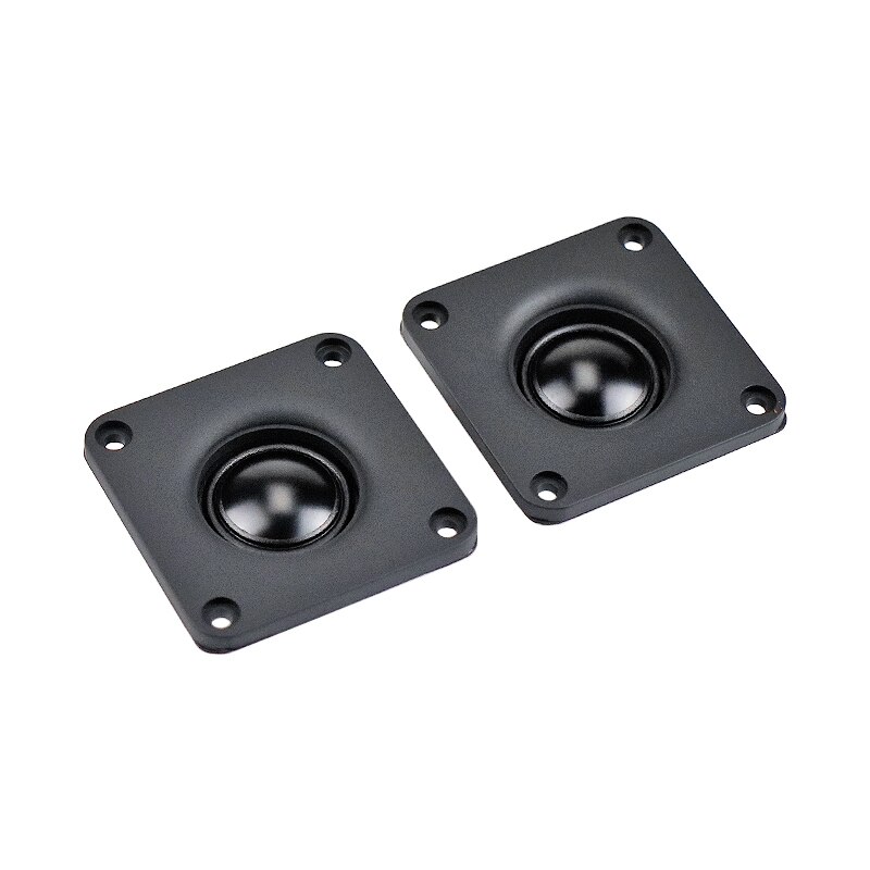 Ghxamp 2.5 inch tweeter luidspreker 4 ohm 18w tweeter luidspreker zwart-carbon aluminiumfolie 65*65mm audio-unit 2 stuks