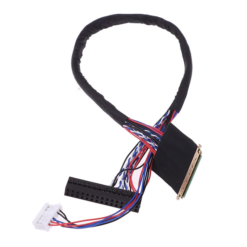 1PC 40 Pin 1 Channel 6 Bit LED LCD LVDS Screen Cable For Display