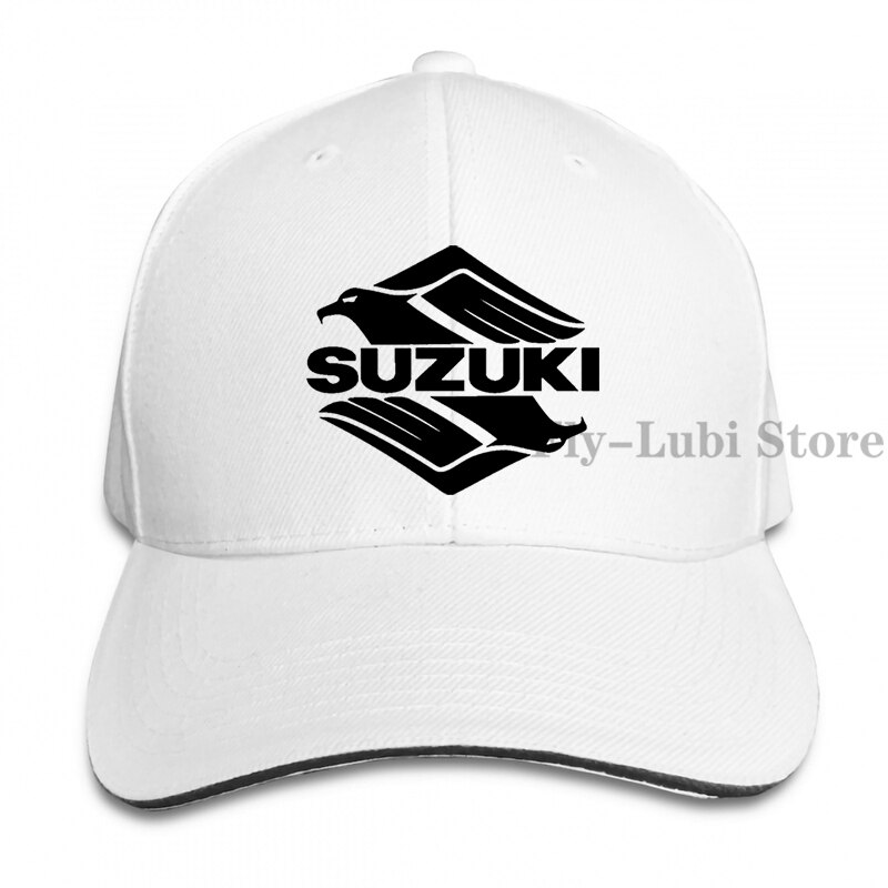 Suzuki Intruder Baseball cap men women Trucker Hats adjustable cap: 1-White