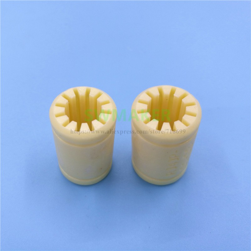 1pcs Solid Polymer LM8UU Bearing 8mm shaft Drylin RJ4JP-01-08 for Anet Reprap Prusa i3 3D Printer