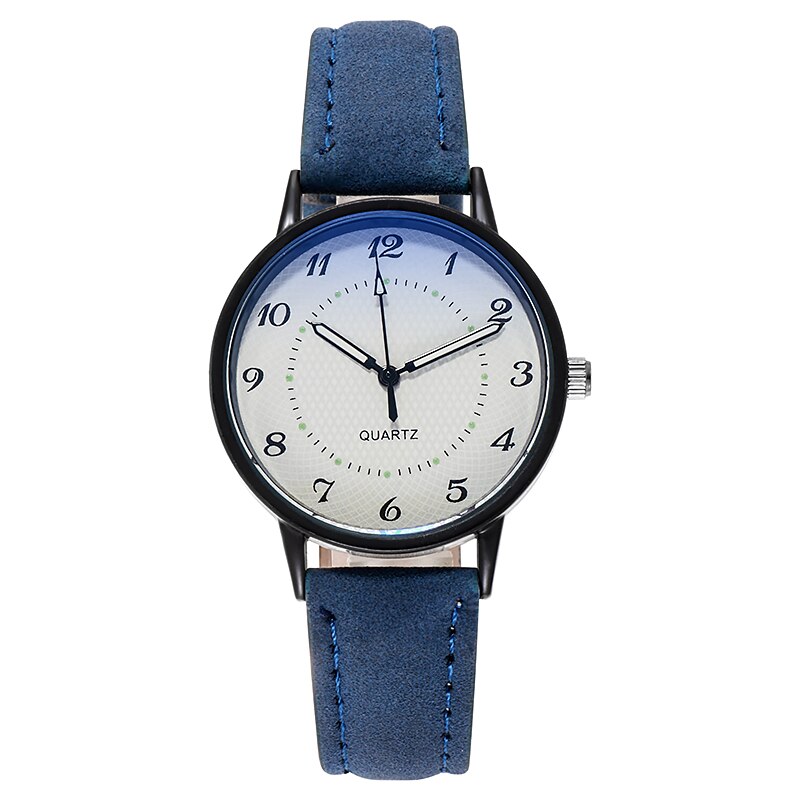 Nouvelle Montre À Quartz pour femme Décontracté Lumineux Etanche Montre: blue