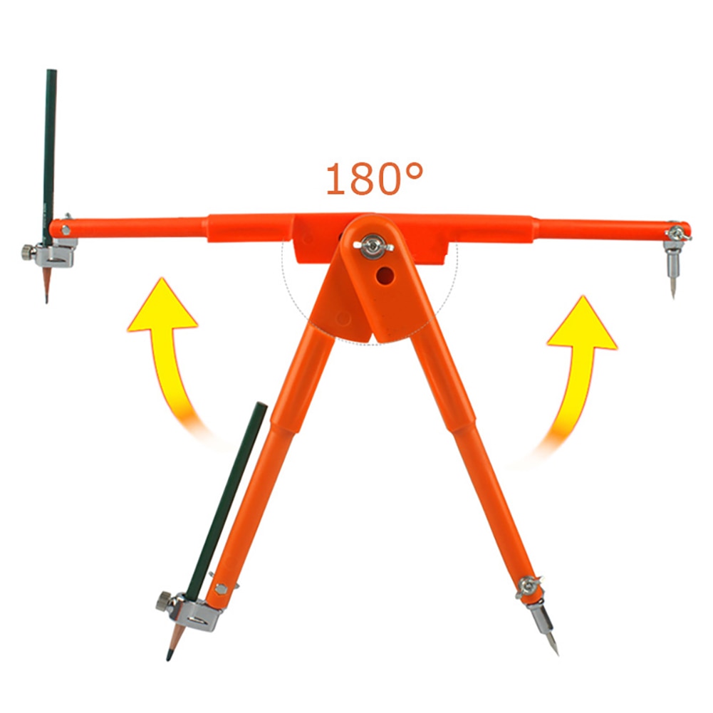 90cm/150cm diamètre rond règles charpentier compas crayon maison bricolage réglable travail du bois marquage traçage outils à main