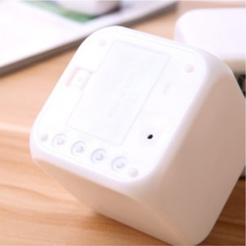 Alarm Clock Sublimation LED Digital Clock 7 Color Changing Light Night Glowing Kids Desk Clock Children Christmas