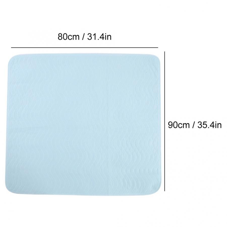 2Pcs Reusable Underpad Washable Waterproof Kids Adult Incontinent Pad Diaper Changing Mat Adult Diaper 80*90cm