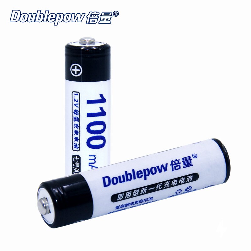 4 Slots Doublepow DP-K11 Ni-MH/NI-CD Intelligent Rapid Charger + 4 pcs 1.2V AAA Ni-MH 1100mA batteries in full capacity Set