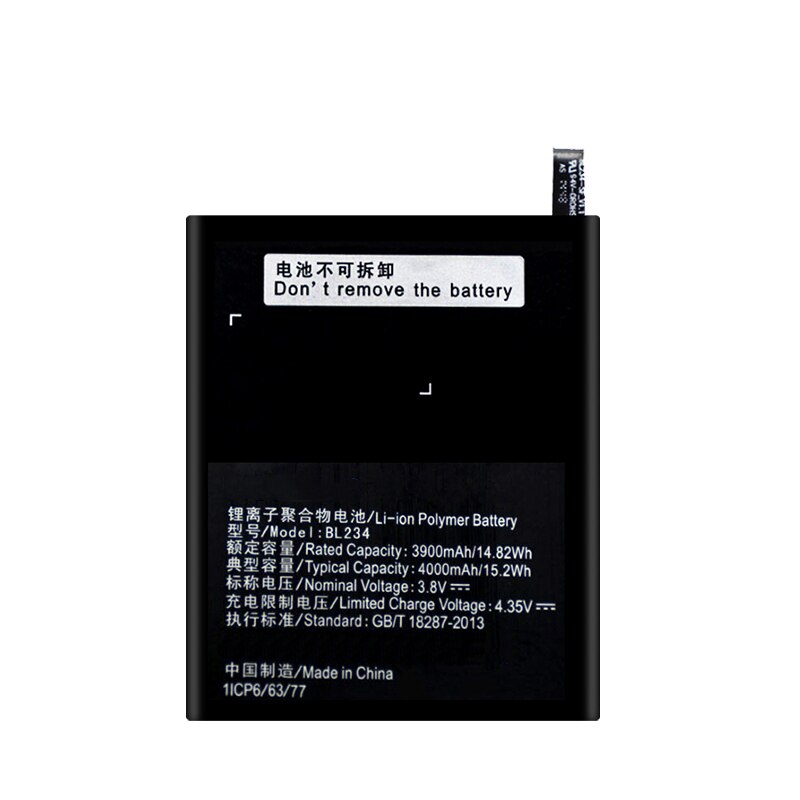 Original 4000mAh BL234 Battery For Lenovo A5000 Vibe P1m40 MT6735 P1MA40 MT6735 P1 TA 40 TA40 P70 P70t Mobile Phone