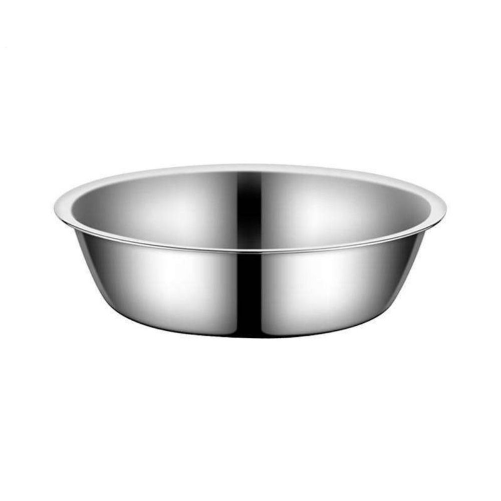 Gamelle de grande capacité en acier inoxydable antirouille pour animaux de compagnie, bols de mangeoire à eau pour chat, récipient de nourriture pour animaux de compagnie argenté, fournitures pour chaton: Black