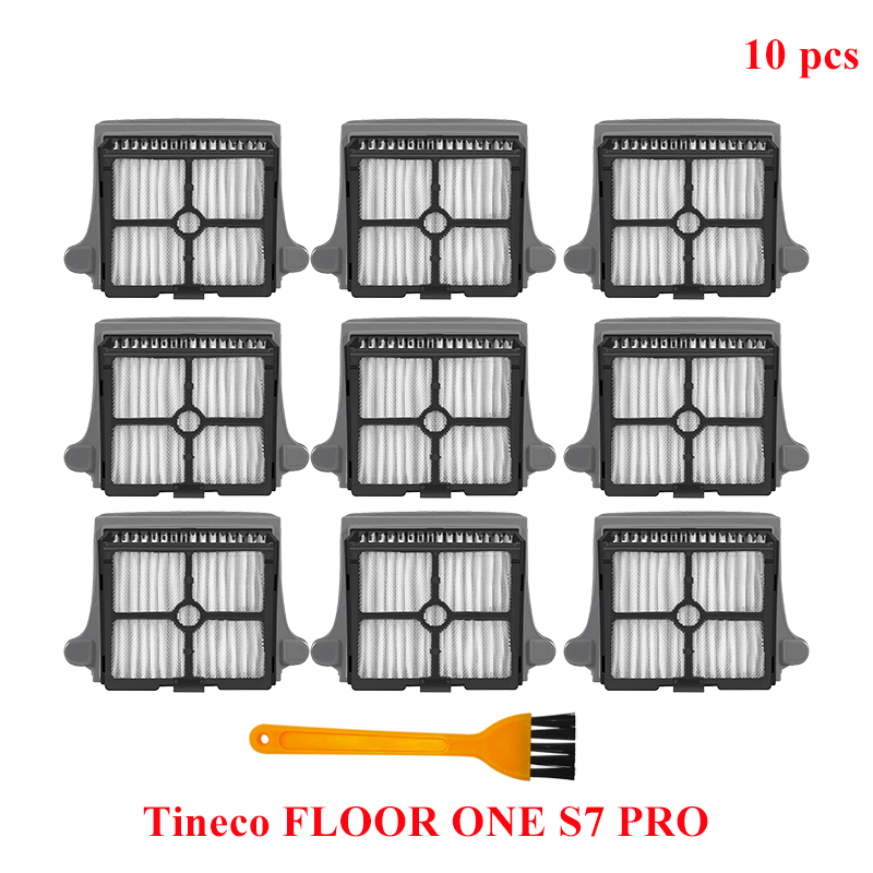 Accessories For Tineco FLOOR ONE S7 PRO Spare Soft Roller Brush HEPA Filter Cordless Vacuum Cleaner Parts Replacement Kit: Pink