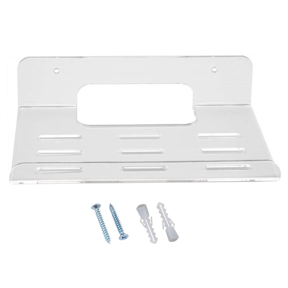 Acrylic Router Wall Bracket Floating Router Rack WiFi Router Storage Rack TVSet Top Box Organizer Holder Bracket For Home Office