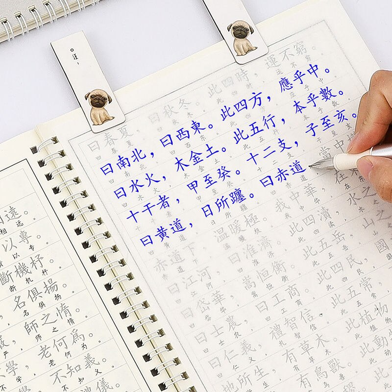 Schrift Traditionele Chinese Karakter Kalligrafie Schrift Voor Beginner Offical Script Kalligrafie Tracing Kaishu Boeken