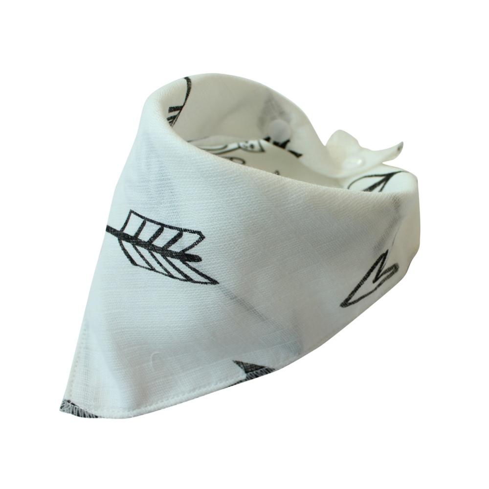 Baby Lätzchen Dreieck Doppel Schichten Baumwolle Cartoon Charakter Tier Muster Lätzchen Handtücher: 2