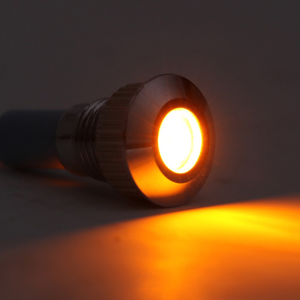 LED Metal Indicator light 8mm waterproof Signal lamp dot LIGHT with wire red yellow blue green white 8ZSD.X