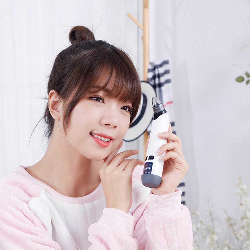 Pore Cleaner Nose T Zone Blackhead Remover With Heat Function Face Deep Pore Acne Pimple Removal Beauty Skin Care