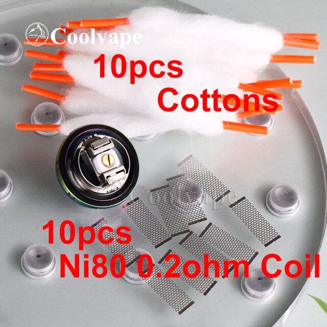 coolvape 25mm Zeus RTA atomizer RTA 3.5ml/4.5ml tank Deck Electronic cigarette Mods Dual Coil Vape Tank RTA Vaper RTA atomizer: rainbow (mesh kit)