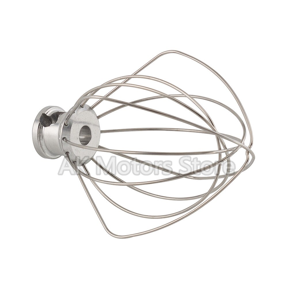 Batidor de 6 cables, accesorio para KitchenAid K45WW KSM90 KSM150 K455, acero inoxidable