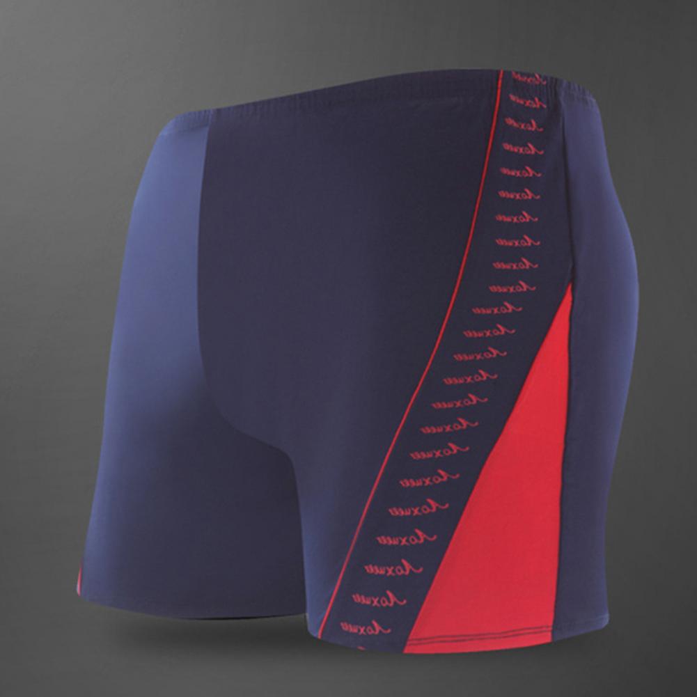 Lightweight Contrast Color Wear-resistant Summer Men Swimwear for Spa